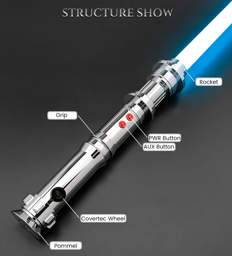 TXQ SABER SNV4 Proffie: Customizable Lightsaber (Metal Hilt, Neo Pixel)