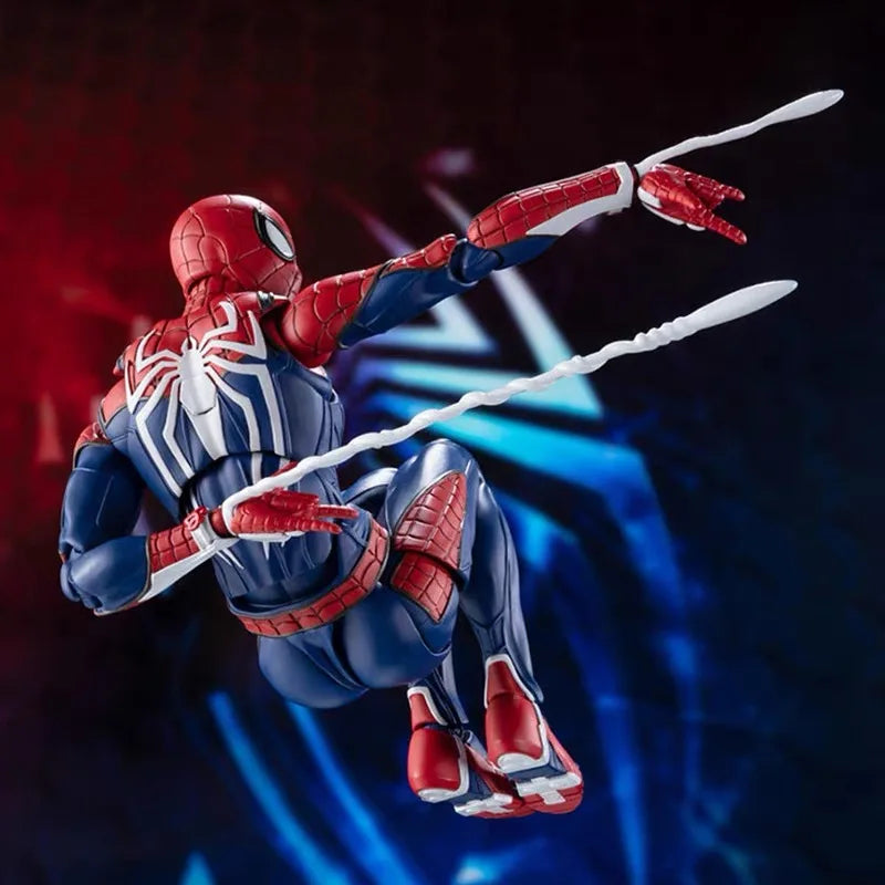 Spider Man PS4 Peter Parker Figure - Marvel Legends Collectible