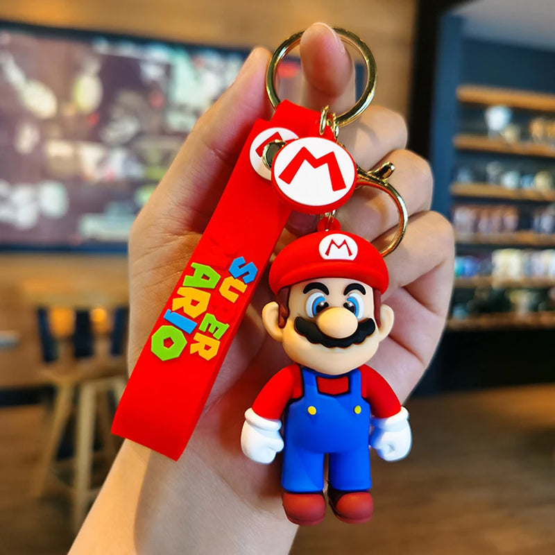 Super Mario Keychains - 10 Styles Cartoon Figure Pendants