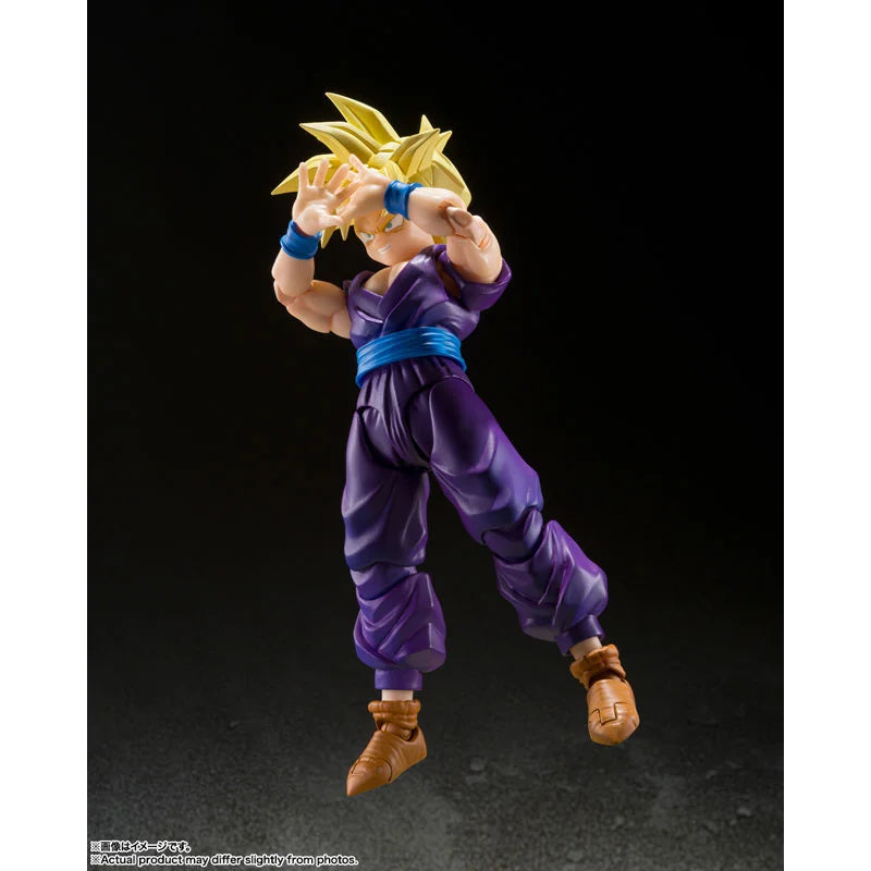 Original BANDAI S.H.Figuarts Super Saiyan Son Gohan The Warrior Who Surpassed Goku Dragon Ball Z In Stock Anime Model Toys