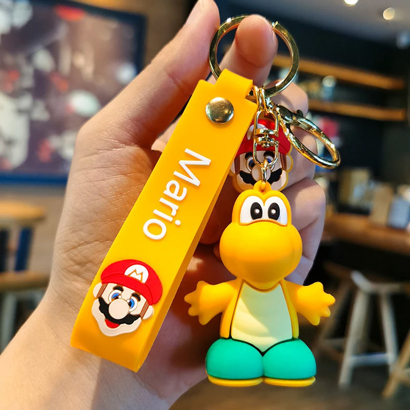 Super Mario Keychains - 10 Styles Cartoon Figure Pendants