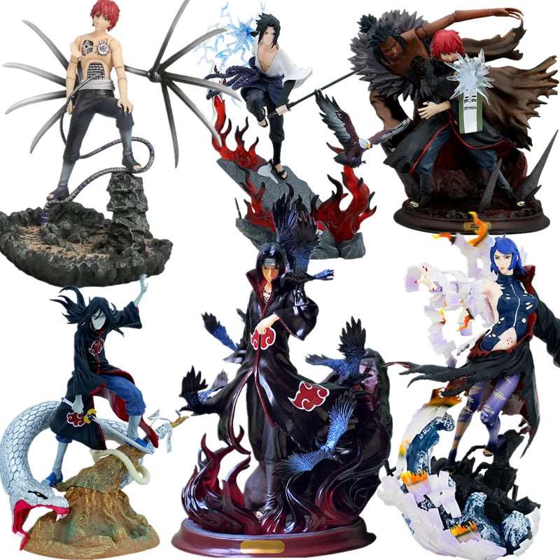 Unleash the Mystery and Might of Itachi Uchiha with this Captivating Naruto Action Figure