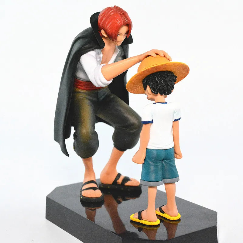 Relive the Iconic Moment When Shanks Grants Luffy the Straw Hat with this Commemorative One Piece Action Figure Set