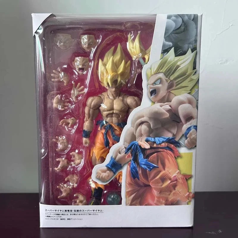 SHFiguarts Dragon Ball Gogeta Gohan Bulma Piccolo Tenshinhan Master Roshi Trunks Vegeta Android Saiyan 4 Son Goku Action Figure