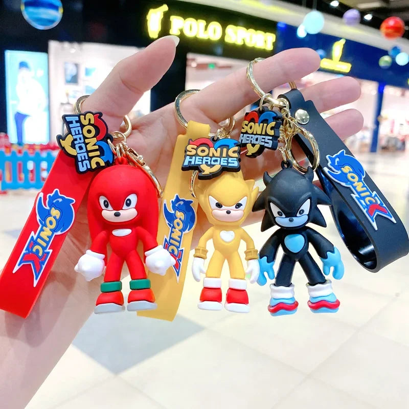 Sonic Cartoon Keychain - Stylish Couple Bag Charm