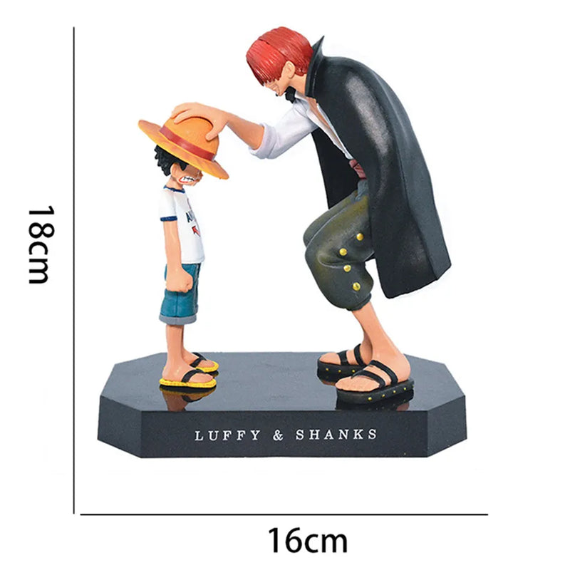 Relive the Iconic Moment When Shanks Grants Luffy the Straw Hat with this Commemorative One Piece Action Figure Set