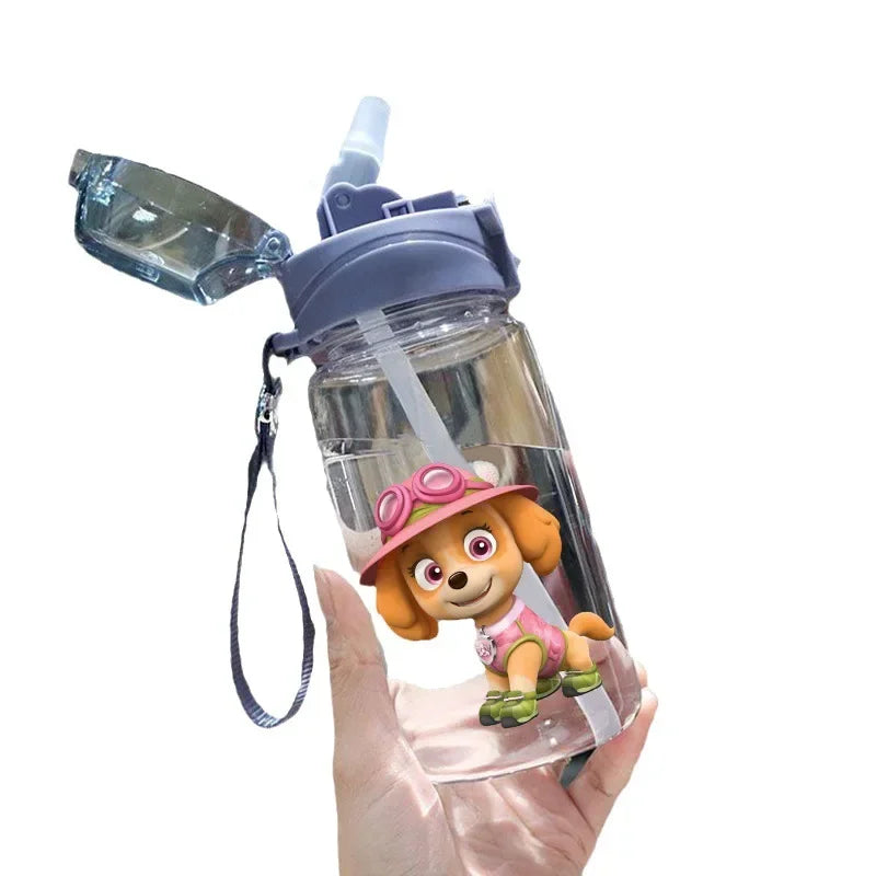 Paw Patrol Kids Straw Water Cup - Chase & Skye Print