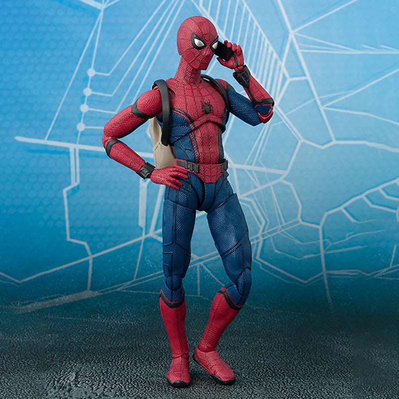 Swing into Action with Homecoming Spidey! Movable Spider-Man Figure Set