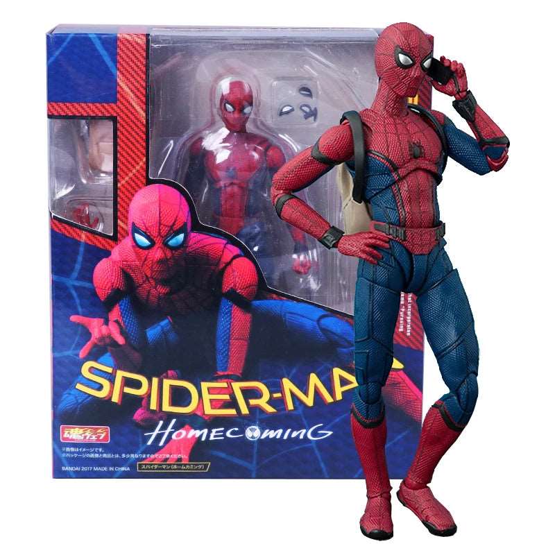 Swing into Action with Homecoming Spidey! Movable Spider-Man Figure Set