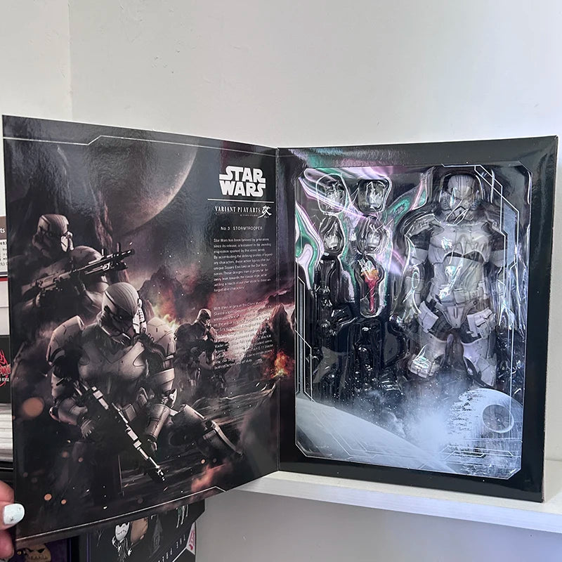 Play Arts Boba Fett Darth Vader Maul Stormtrooper Star Wars Figure Action Figures Model Collectible Gift For Boyfriend Funny Toy