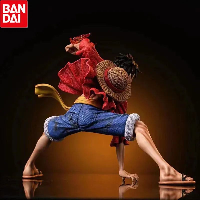 Unleash the Power of the Straw Hat Pirate Captain with the 18cm One Piece Luffy Figures Monkey D. Luffy Battle Style ShakLabs Store