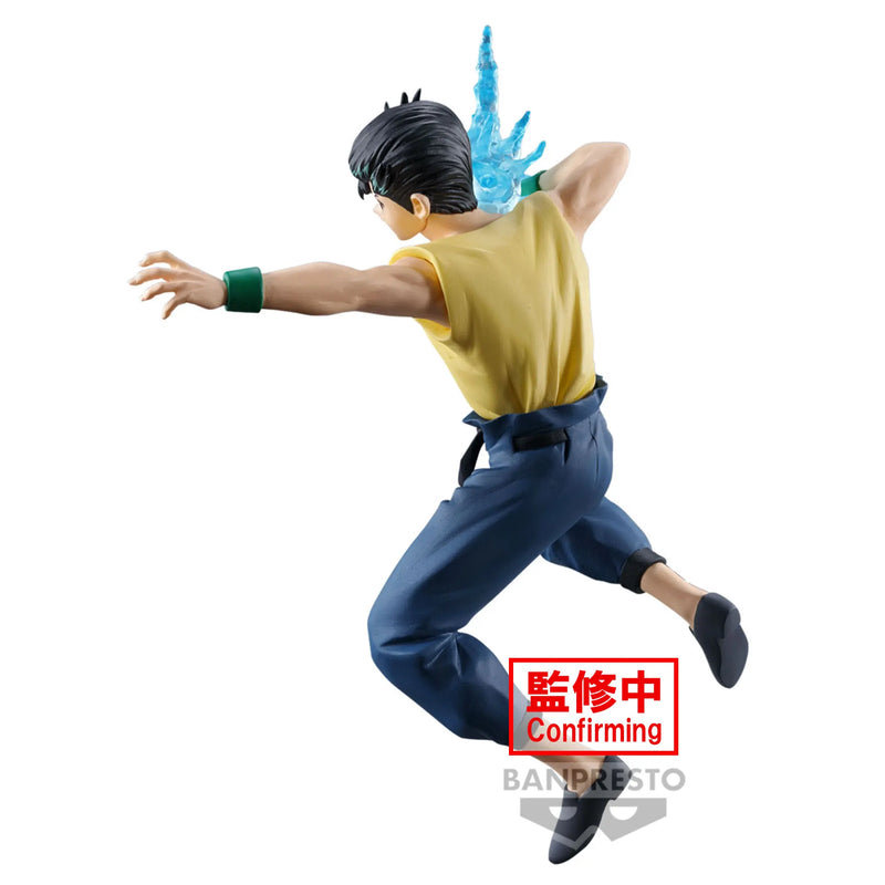 Original Anime YU YU HAKUSHO FIGURE-ANKOKU BUJUTSUKAI-YUSUKE URAMESHI PVC Model Banpresto Action Figures Birthday Gift 14CM