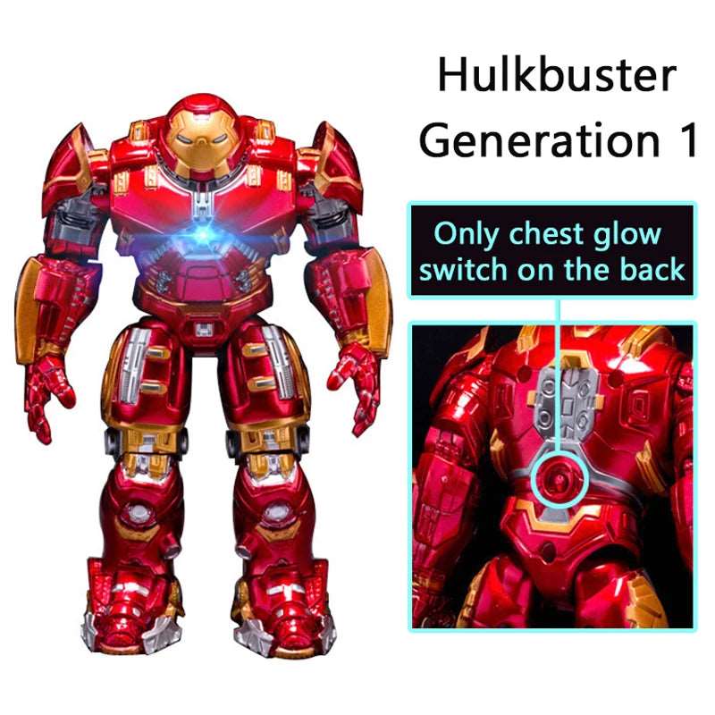 Unleash the Power of Iron Man Hulkbuster with this Collectible Action Figure