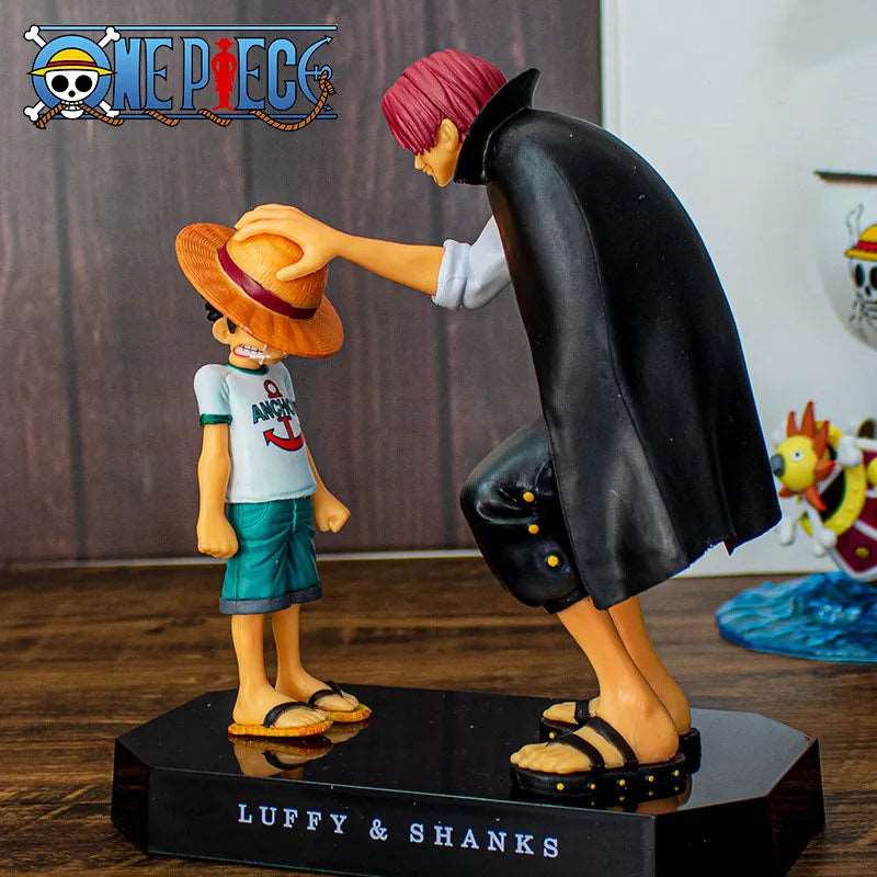 Relive the Iconic Moment When Shanks Grants Luffy the Straw Hat with this Commemorative One Piece Action Figure Set