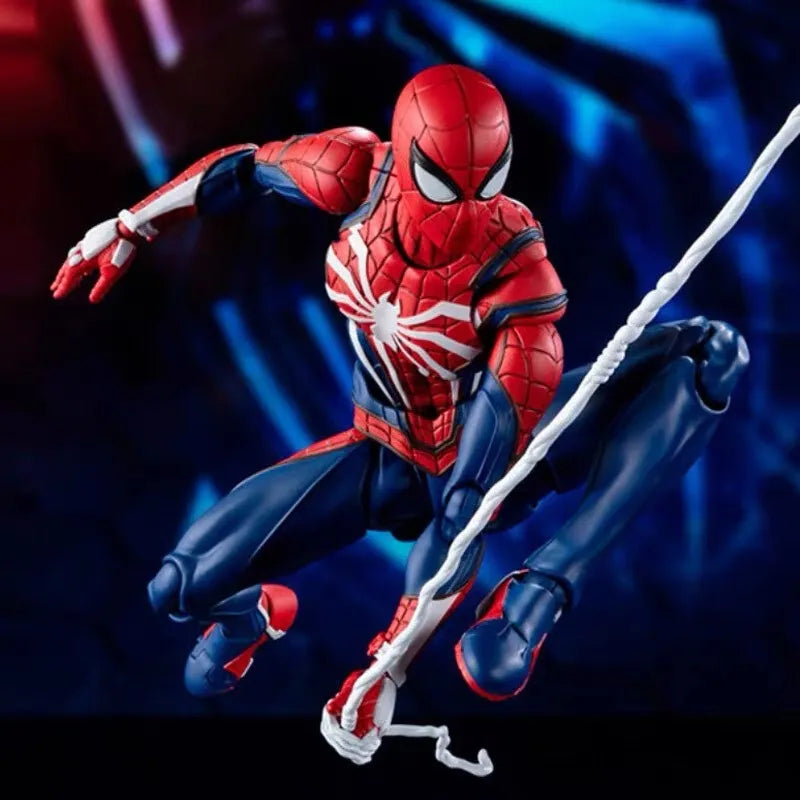 Spider Man PS4 Peter Parker Figure - Marvel Legends Collectible