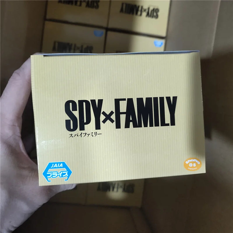 Original Anime SPY×FAMILY Anya Forger Bond Forger PVC Action Figure Collector Banpresto Toys for Children Doll Model 11cm