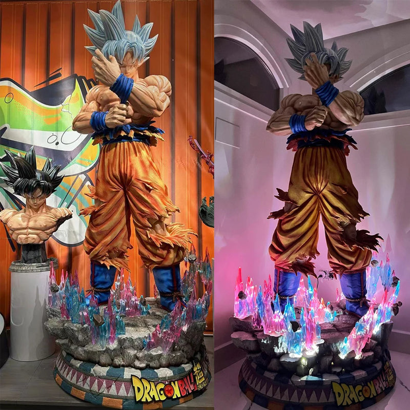 Life size Amazing Goku Anime Figure Outdoor Decoration Good Quality Life Size Dragon Balls Statue