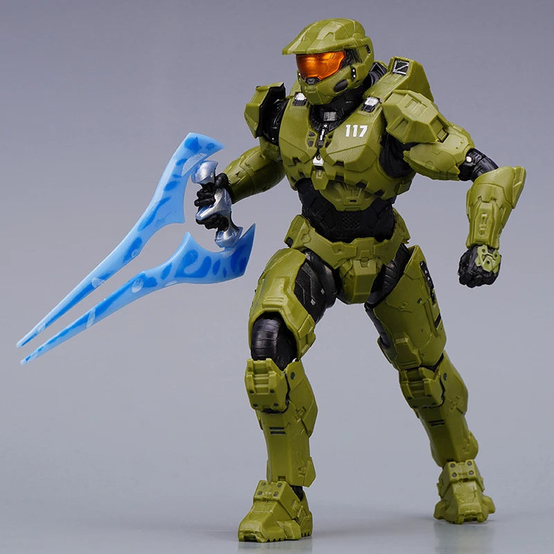 Unleash the Spartan Spirit! Halo Infinite Master Chief Action Figure (18cm/7.1inch)