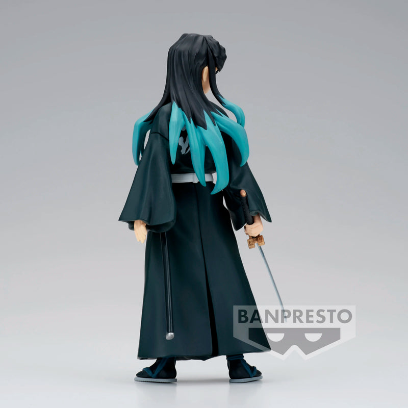 Original Bandai Anime Demon Slayer Tokitou Muichirou Action Figure PVC Model Kimetsu no Yaiba Collector Toys Figurine Doll Gift