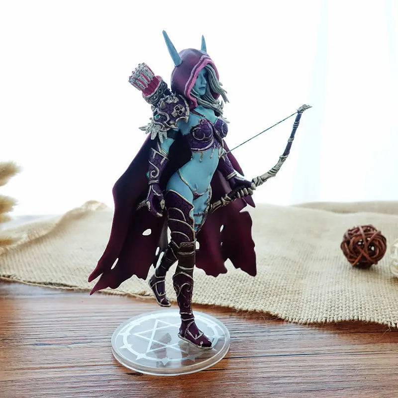 WOW Fall of The Lich King Arthas Sylvanas Windrunner Sylvan Archery Queen World Of Warcraft Dota Menethil Action Figure Toys