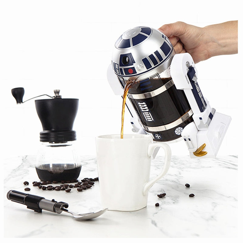 R2D2 Robot Shape Coffee Maker 960ML  Milk Cup Set ShakLabs Store