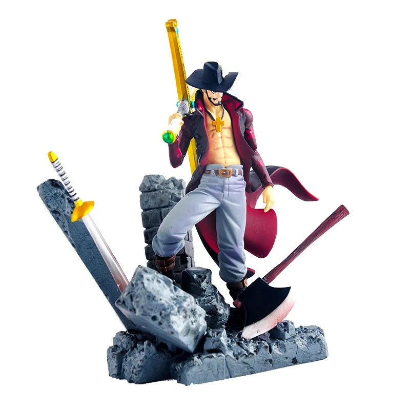 Unleash the Hawkeye's Might with this Captivating Dracule Mihawk Action Figure