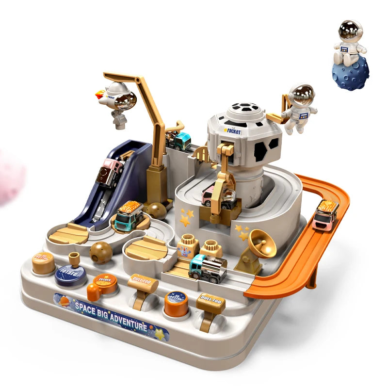 Space Adventure Rail Track Set (Educational Toy for Kids)