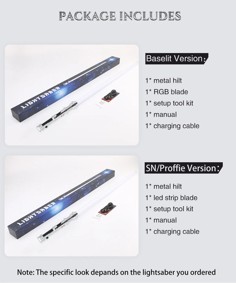 TXQ SABER SNV4 Proffie: Customizable Lightsaber (Metal Hilt, Neo Pixel)