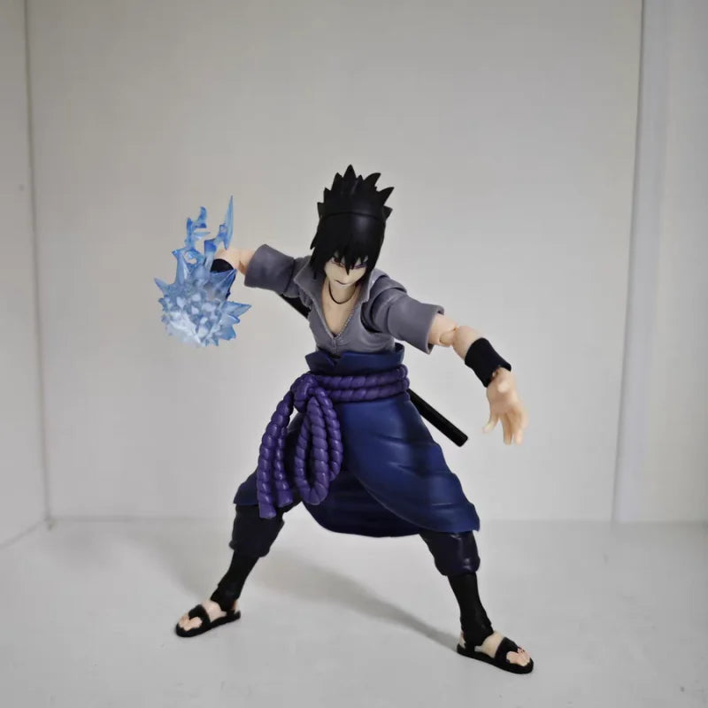 Original S.H.Figuarts SHF Naruto Shippuden Sasuke Kakashi Sakura Uchiha Madara Anime Action Figure Model Movable Dolls Toy Gift