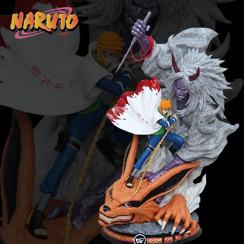 27cm Naruto Gk Namikaze Minato Hatake Kakashi PVC Action Figure Anime Figure Model Toys Ornament Collection Doll Gift