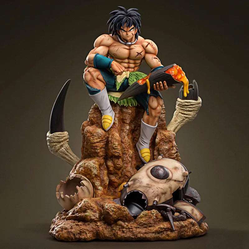 Unleash the Wrath of Broly with this Imposing 24cm Dragon Ball Action Figure