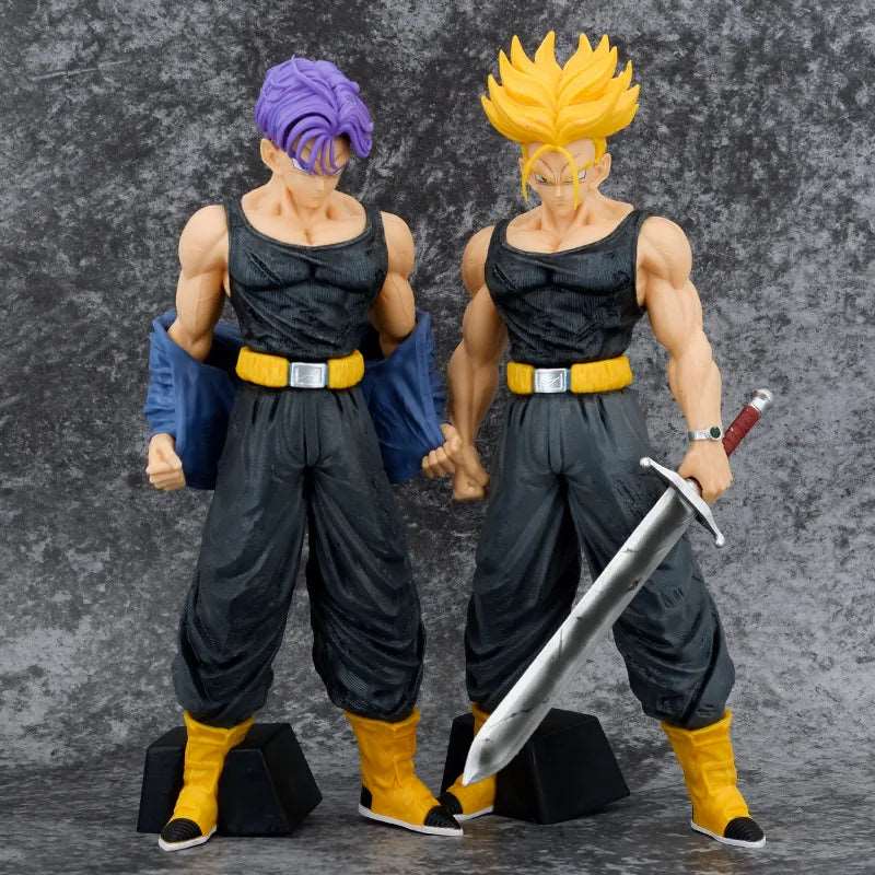 Unleash the Super Saiyan Fury! Anime Dragon Ball Z Super Saiyan Trunks Action Figure