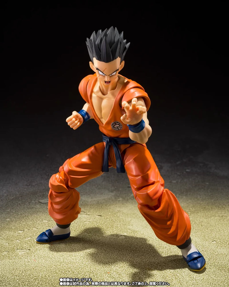 Original S.H.Figuarts Yamcha Dragon Ball Z Anime Figure Toys SHF Earth's Foremost Warrior Tamashi PVC Model Kids Gift