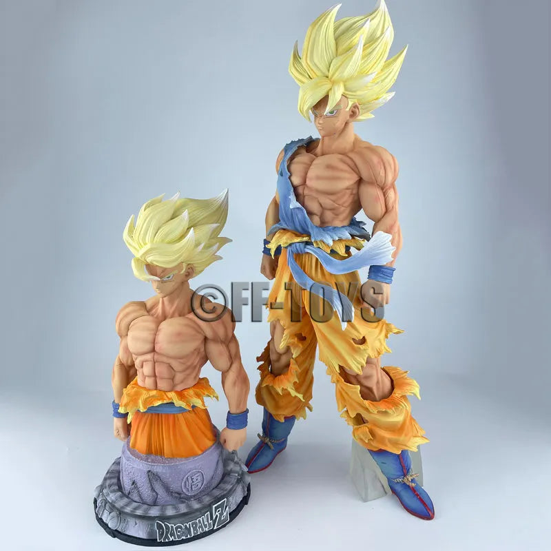 Super Saiyan Goku Statue 28-43cm - DBZ Namek Figure Mastery