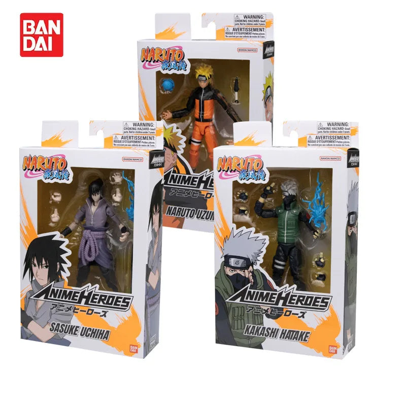 S.H.Figuarts BANDAI NARUTO Animation Series Available Animation Model Collection Toy Uzumaki Naruto Hatake Kakashi Uchiha Sasuke