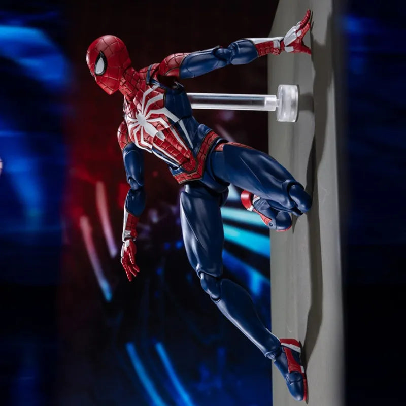 Spider Man PS4 Peter Parker Figure - Marvel Legends Collectible