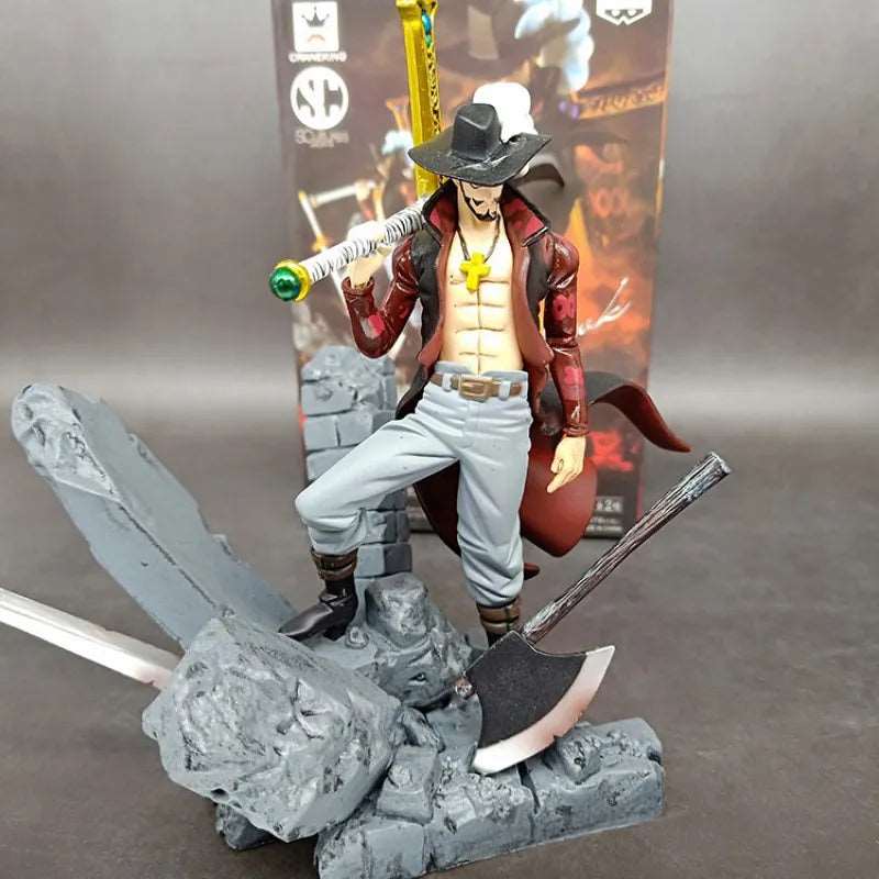 Unleash the Hawkeye's Might with this Captivating Dracule Mihawk Action Figure