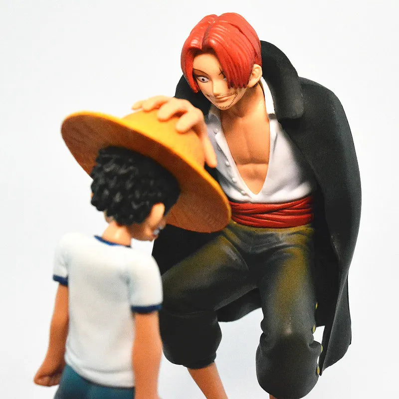 Relive the Iconic Moment When Shanks Grants Luffy the Straw Hat with this Commemorative One Piece Action Figure Set