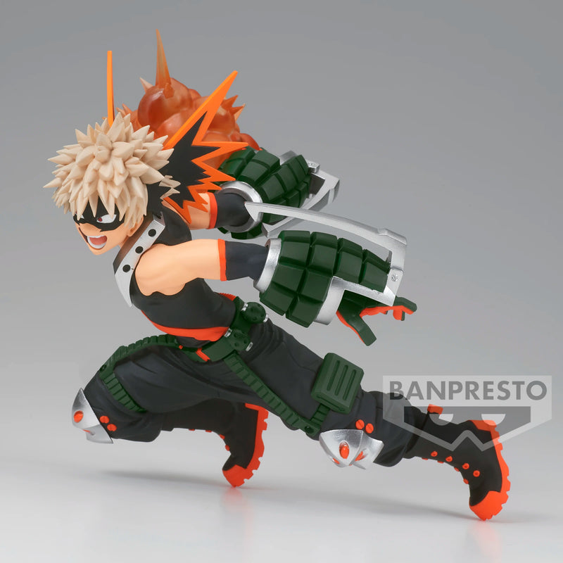 Original My Hero Academia Bakugou Katsuki THE AMAZING HEROES PLUS  Bandai Anime Endeavour Action Figure PVC Model Toys Figurine