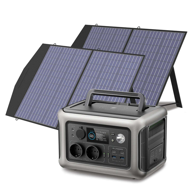 ALLPOWERS R600 Solar Generator & Panel Kit - Portable Power - SHAKLABS STORE