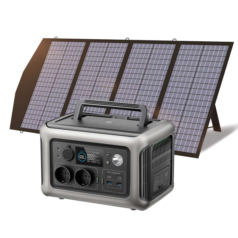 ALLPOWERS R600 Solar Generator & Panel Kit - Portable Power - SHAKLABS STORE