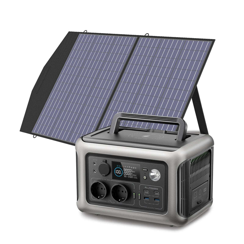 ALLPOWERS R600 Solar Generator & Panel Kit - Portable Power - SHAKLABS STORE