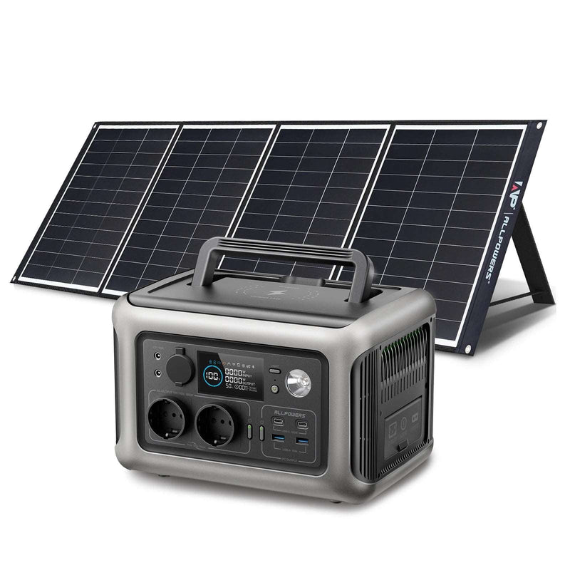 ALLPOWERS R600 Solar Generator & Panel Kit - Portable Power - SHAKLABS STORE