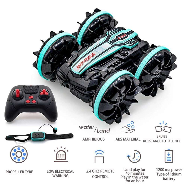 Amphibious RC Car - Remote Control Stunt Car for Outdoor Fun - SHAKLABS STORE