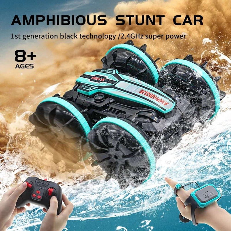 Amphibious RC Car - Remote Control Stunt Car for Outdoor Fun - SHAKLABS STORE