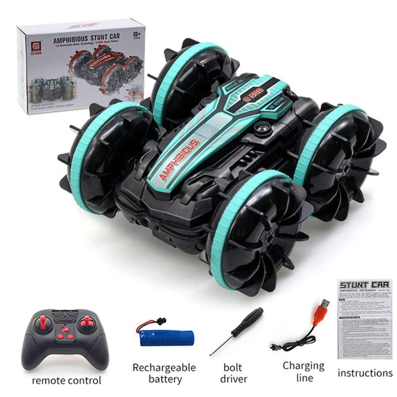 Amphibious RC Car - Remote Control Stunt Car for Outdoor Fun - SHAKLABS STORE