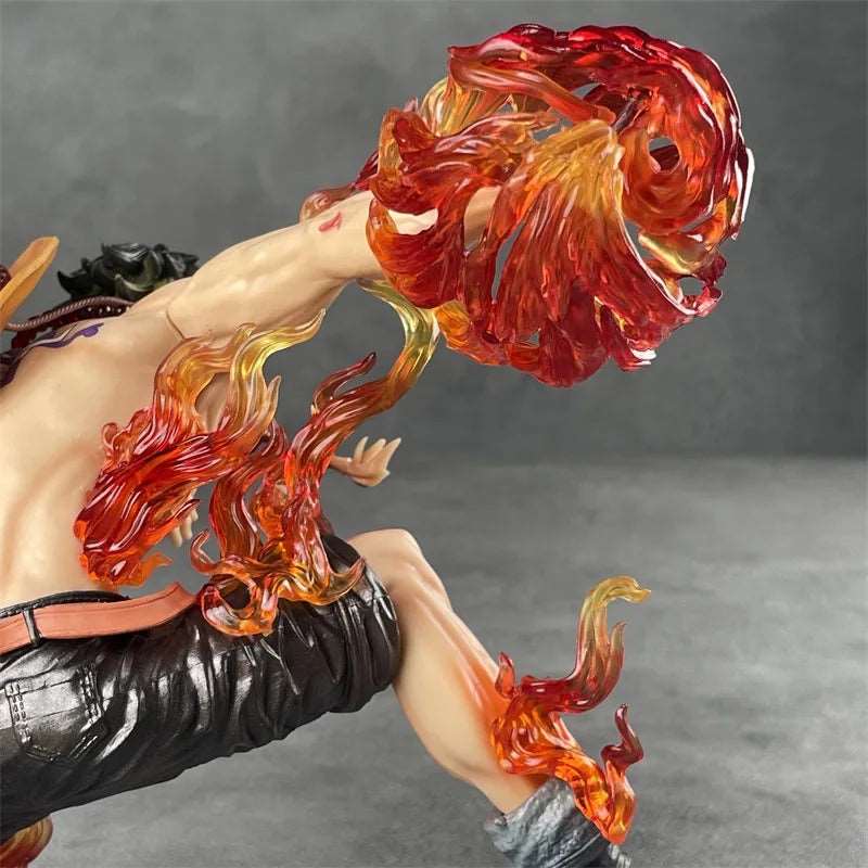 Anime Ace Figure One Piece Action Figurine The Top War Portgas D Ace Figure Flame Drifting 16cm PVC Collectible Model Toys Gifts - SHAKLABS STORE