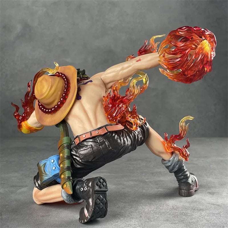 Anime Ace Figure One Piece Action Figurine The Top War Portgas D Ace Figure Flame Drifting 16cm PVC Collectible Model Toys Gifts - SHAKLABS STORE