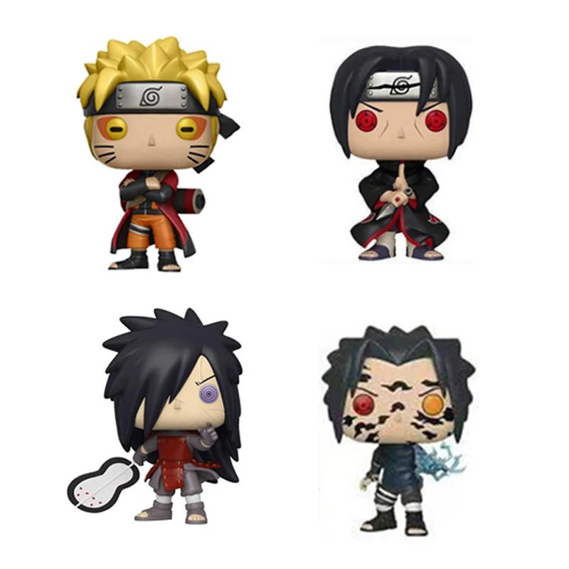 Anime Naruto Shippuden Hinata Sasuke Itachi Kakashi Gaara Anime Character Q Version Character Toy Doll Children's Gift pokemon - SHAKLABS STORE