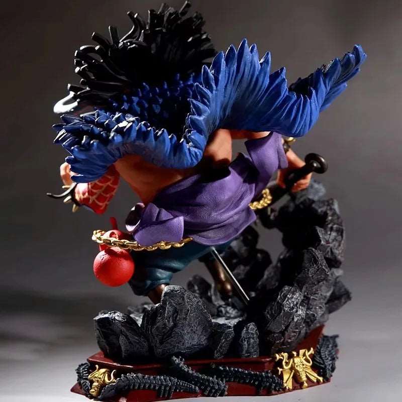 Anime One Piece Big Size Kaido Four Emperors 24cm PVC Action Figure Model Doll Toys - SHAKLABS STORE